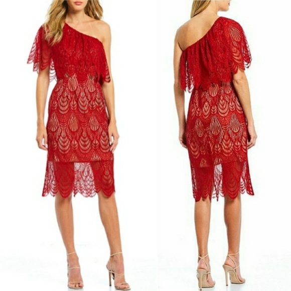 $242 Dress The Population Violet Dress - Picture 1 of 5